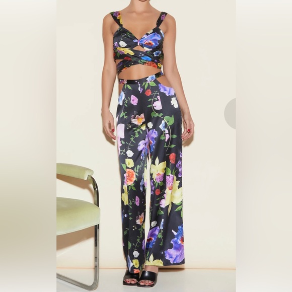 Fleur du Mal Pants - NWT fleur du mal silk floral pants